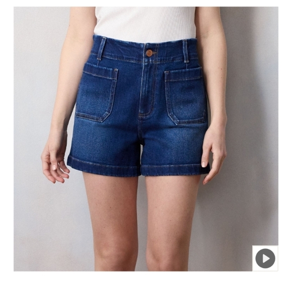 LC Lauren Conrad The Super High Rise Laguna Women's Denim Shorts Size 14 (EUC) - Picture 4 of 11